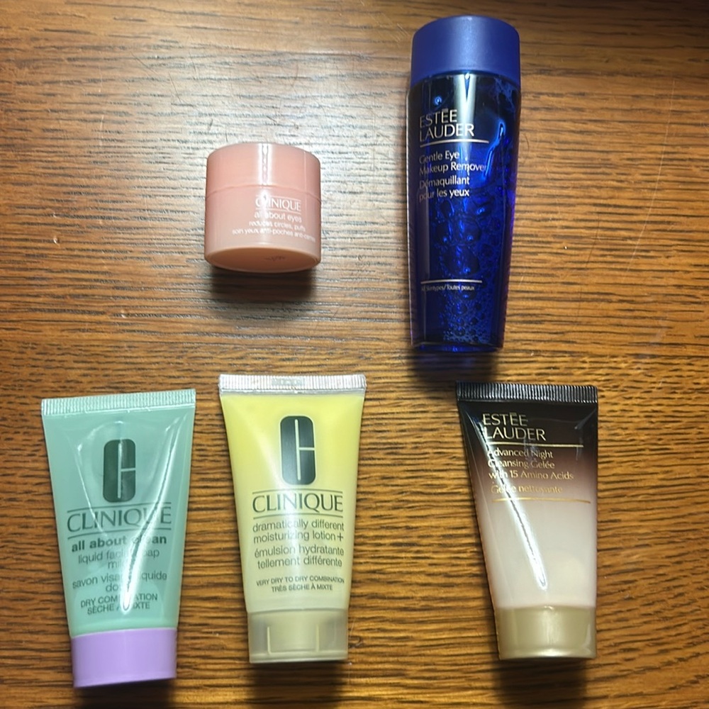 Clinique and Estee Lauder